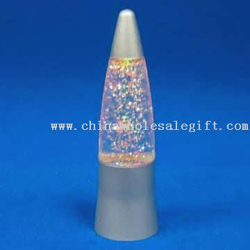 Color-changing LED Mini Glitter Lamp