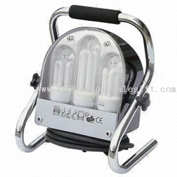 Work Light with 3 Energy Saving Lamp and E27 Lamp Holder