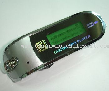 LCD syv farge bakgrunnsbelysning MP3-spiller