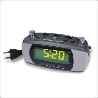 AM/FM radio big screen LED alarm clock