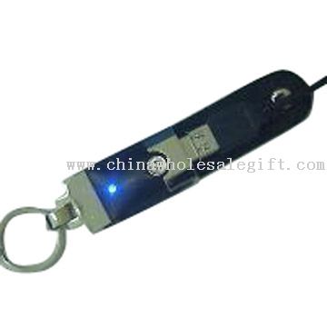 Deri anahtar tutucu USB götürmek için hediyeler
