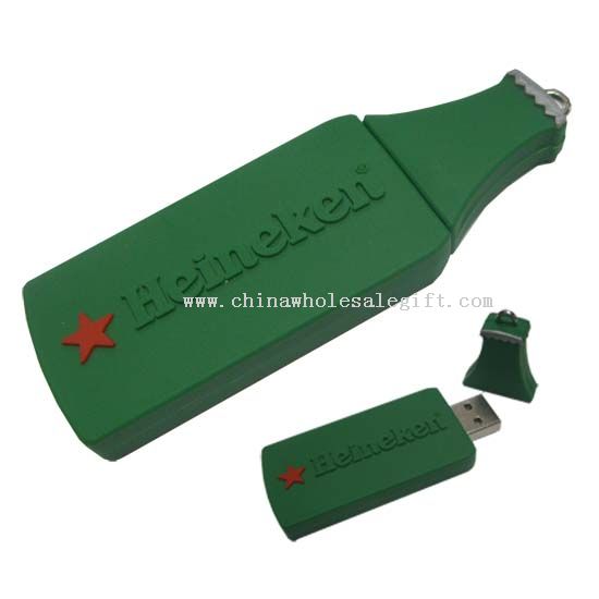 Silicone Bottle Shape USB Drive