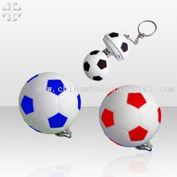 Promotional Football USB Flash keychain