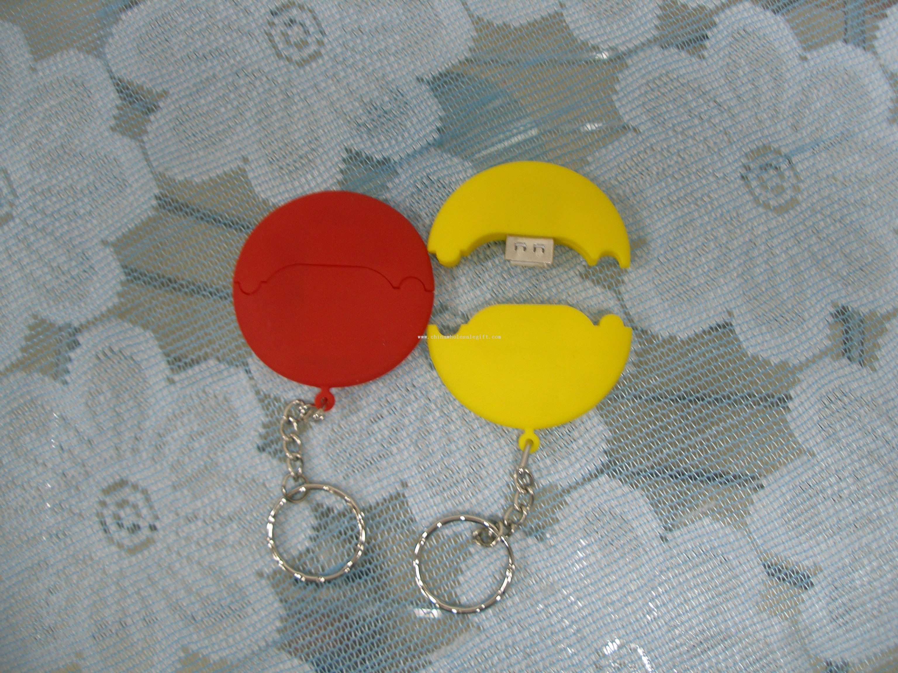 USB Memory Stick with keychain