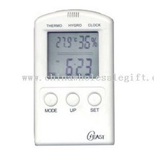 Hygro-thermomètre avec horloge images