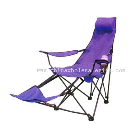 Camping chair with foot-rest