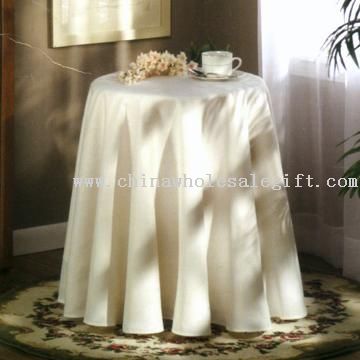Tkaniny dekoracyjne okrągłego stołu