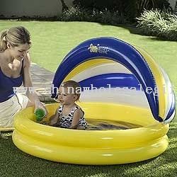 Vadear las piscinas inflables para niños pequeños