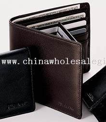 Tri-Fold dompet kulit