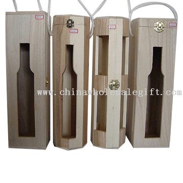Cutie de vin din lemn