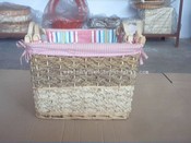 Willow And Wood Basket images