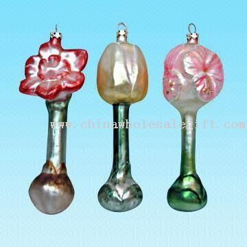 Glass botón floral