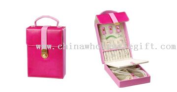 The case with pockets and strap for jewelry