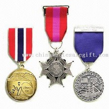 Medaillen mit Short Ribbon Vorhang images