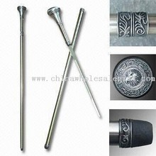 Productos artesanales de metal con el cuchillo y el mango de metal images
