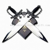 Messer mit hölzerne Tafel und Stainless Steel Blade images