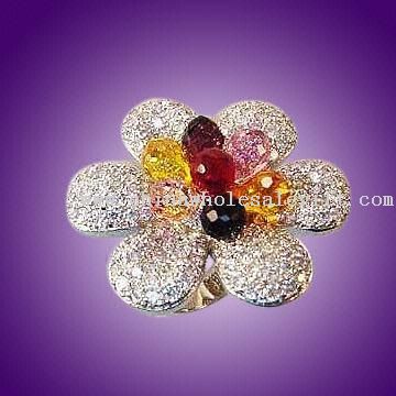 Graceful Flower Pendant Made by Exquisite Craftsmanship