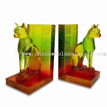 Color Poly-resin Book-ends