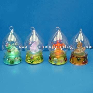 Musical Polyresin waterball Ampoules