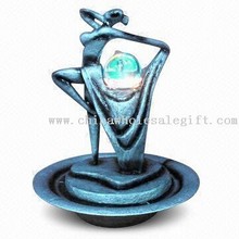 Polyresin Fountain with Water Ball and LED images