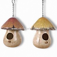 Polyrésine Mushroom Birdhouse Polyresin Craft images