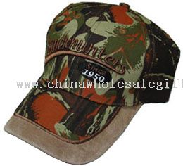 Canvas and suede on visor Baseball cap