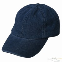 Dk آبی شسته کلاه نقاب دار جین