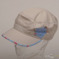 Cotton Twill Pocket Caps / Stone Aqua