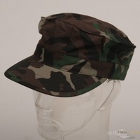 Octagon Shape Military Cap / Camo