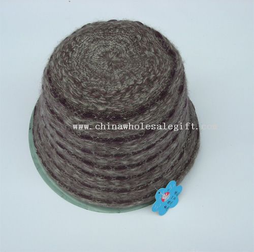 Lady Knitting Cap