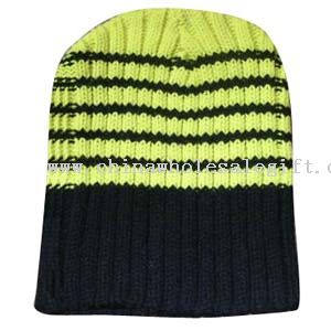 Striped knitted hats