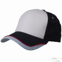Low Profile Athletic Mesh Cap / White Navy