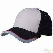 Lav profil atletisk Mesh Cap / hvid Navy images