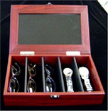 Eye Glasses & Watch Box W / Glass Top images