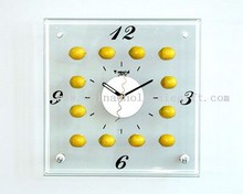 Glass wall clock images