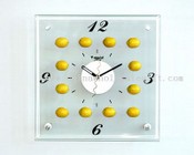 Glass wall clock images