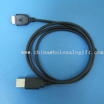 Dayanıklı siyah USB veri kablosu