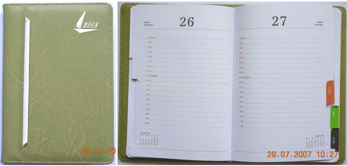 tägliche Terminkalender 2008