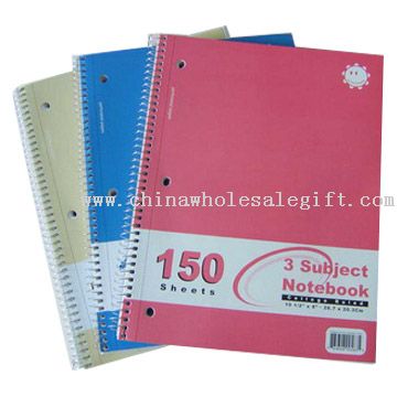 Tre-emne Spiral Notebooks