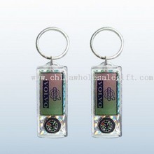 Solar Keychain W/ compass images