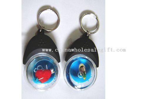 Minyak Keychain-dengan lampu LED