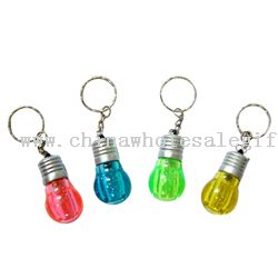 Bulb shaped keychain