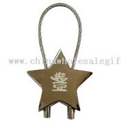 Star Shape Metal keychain images