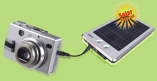 Mobiltelefon-napelemes akkumulátor töltő