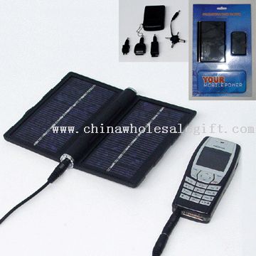 Солнечный мобильный телефон зарядное устройство ж / многофункциональный адаптер