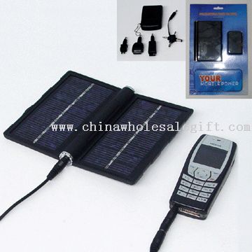 Solar mobiltelefon lader med multi-purpose adapter