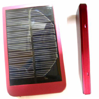 Cargador solar construido en batería