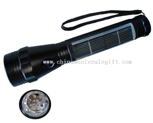 Ultra bright solar LED flashlight