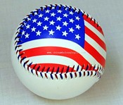 Amerikansk flagg Design Promational Baseball images