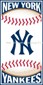 New York Yankees 30 x 60 strand törölköző small picture